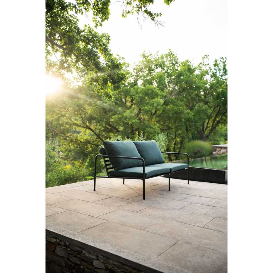 Houe Avon 2 Seater Outdoor Sofa - Alpine & Black