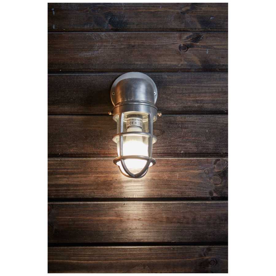 Industville Bulkhead Outdoor & Bathroom Sconce Wall Light - 12 Inch - Gunmetal 