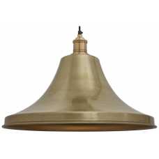 Industville Brooklyn Giant Bell Pendant Light - 20 Inch - Brass