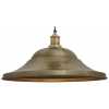 Industville Brooklyn Giant Hat Pendant Light - 21 Inch - Brass