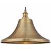 Industville Brooklyn Outdoor & Bathroom Globe Giant Bell Pendant Light - 20 Inch - Brass