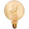 Industville Vintage Edison Globe Spiral Dimmable LED Light Bulb - E27 5W G125 - Amber