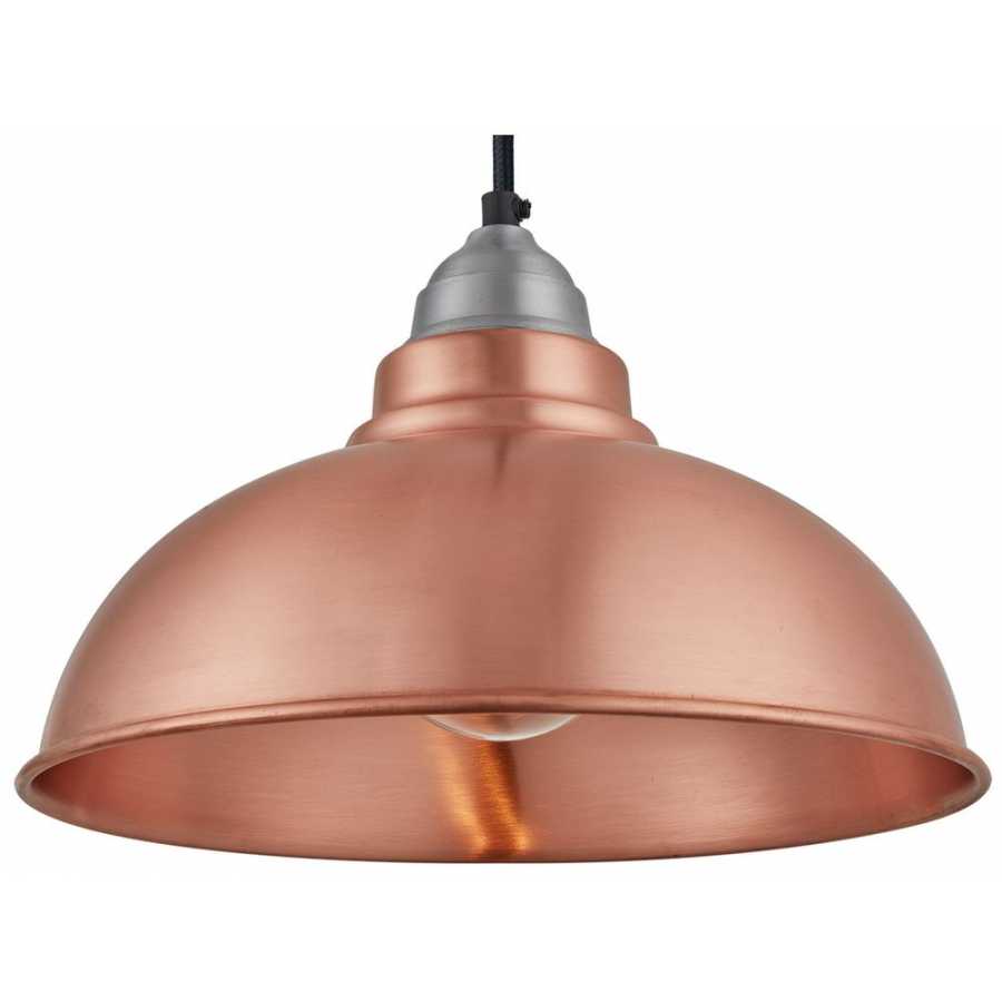 Industville Old Factory Pendant Light - 12 Inch - Copper