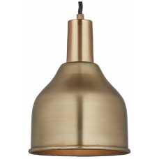 Industville Sleek Cone Pendant Light - 7 Inch - Brass