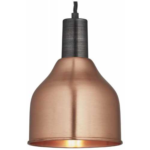 Industville Sleek Cone Pendant Light - 7 Inch - Copper