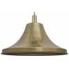 Industville Sleek Giant Bell Pendant Light - 20 Inch - Brass