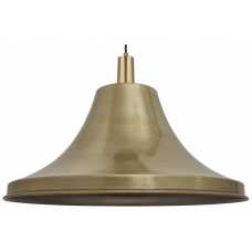 Industville Sleek Giant Bell Pendant Light - 20 Inch - Brass