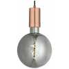 Industville Sleek Large Edison 1 Wire Pendant - Copper