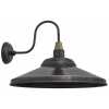 Industville Swan Neck Giant Step Wall Light - 18 Inch - Pewter
