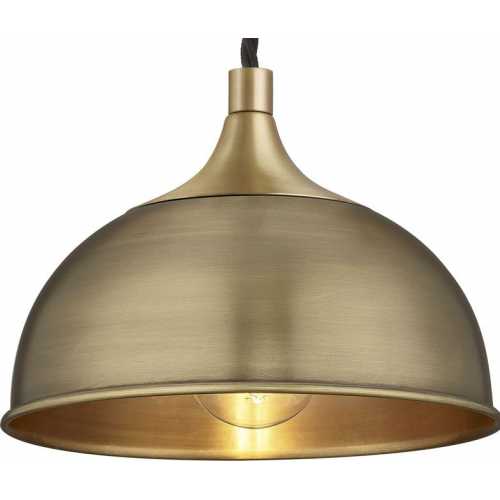 Industville Chelsea Dome Pendant Light - Brass