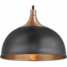 Industville Chelsea Dome Pendant Light - Pewter & Copper
