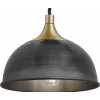 Industville Chelsea Dome Pendant Light - Pewter
