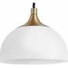 Industville Chelsea Opal Glass Dome Pendant Light