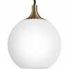 Industville Chelsea Opal Glass Globe Pendant Light - 7 Inch