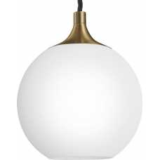 Industville Chelsea Opal Glass Globe Pendant Light - 7 Inch