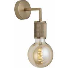 Industville Knurled Edison Wall Light - Wall Light - Brass