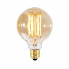 Its About RoMi E27 4W Medium Globe Filament LED Light Bulb