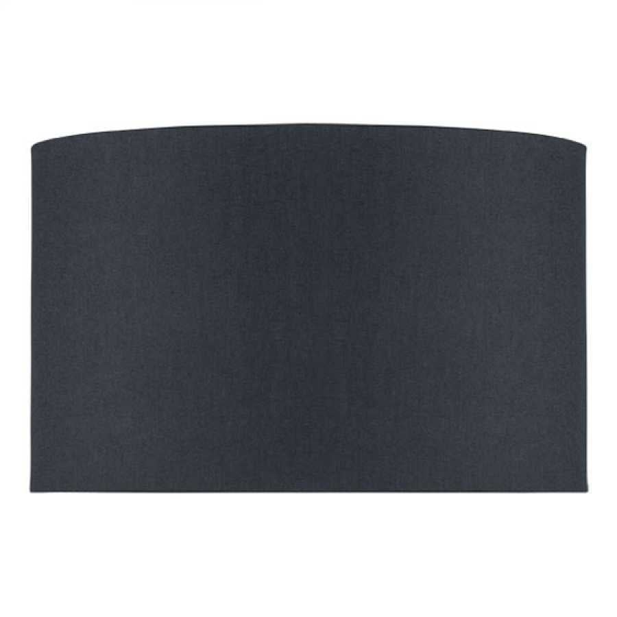 It's About RoMi Handmade Fabric Shade - 32 x 20 - Dark Grey
