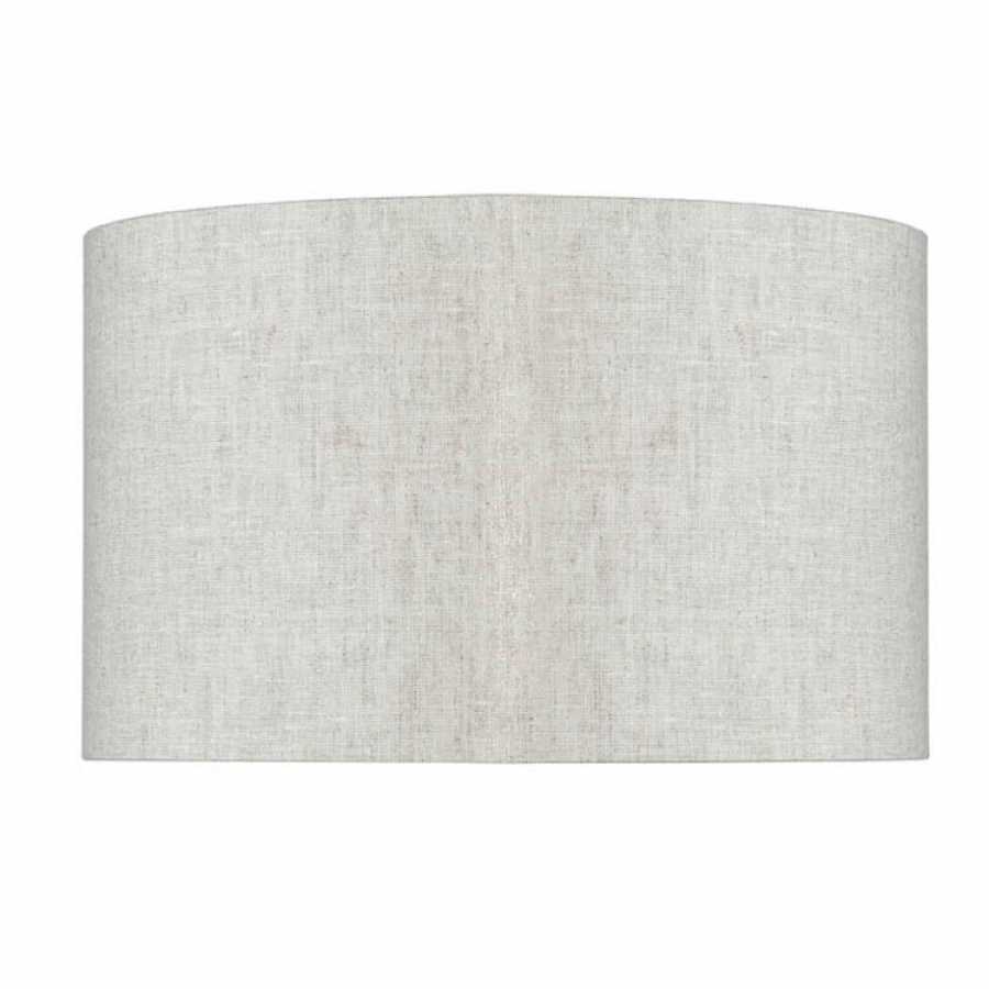 It's About RoMi Handmade Fabric Shade - 40 x 25 - Light Linen