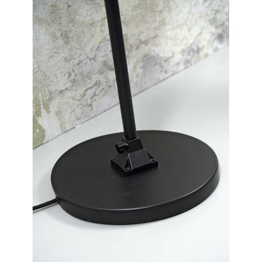 Its About RoMi Amsterdam Floor Lamp - Black & Dark Linen