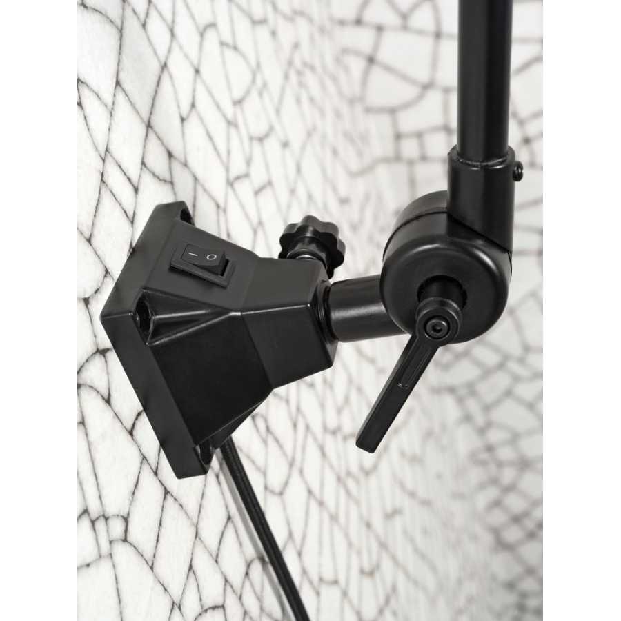 Its About RoMi Amsterdam Long Arm Wall Light - Black