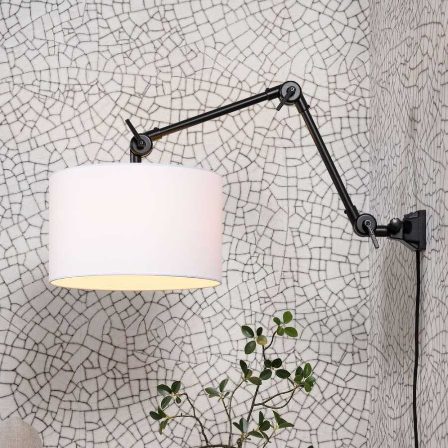Its About RoMi Amsterdam Long Arm Wall Light - Black & White