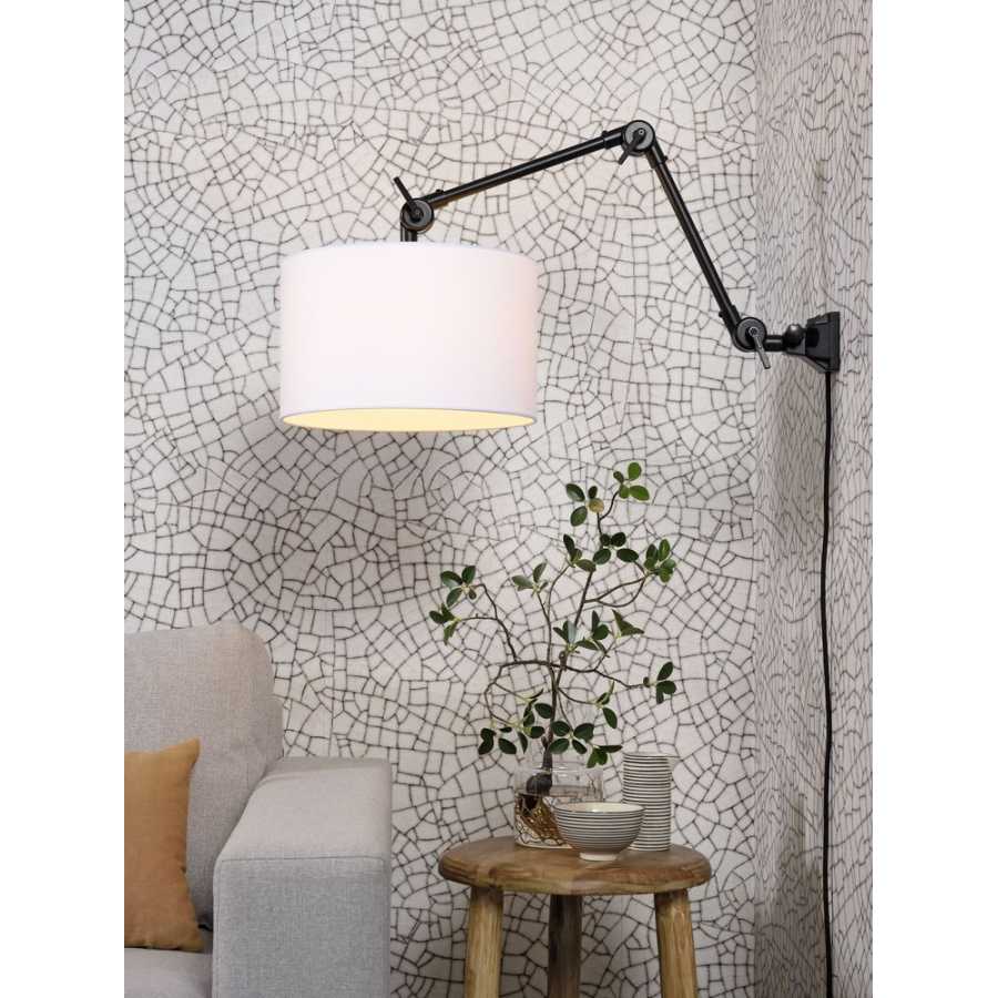 Its About RoMi Amsterdam Long Arm Wall Light - Black & White