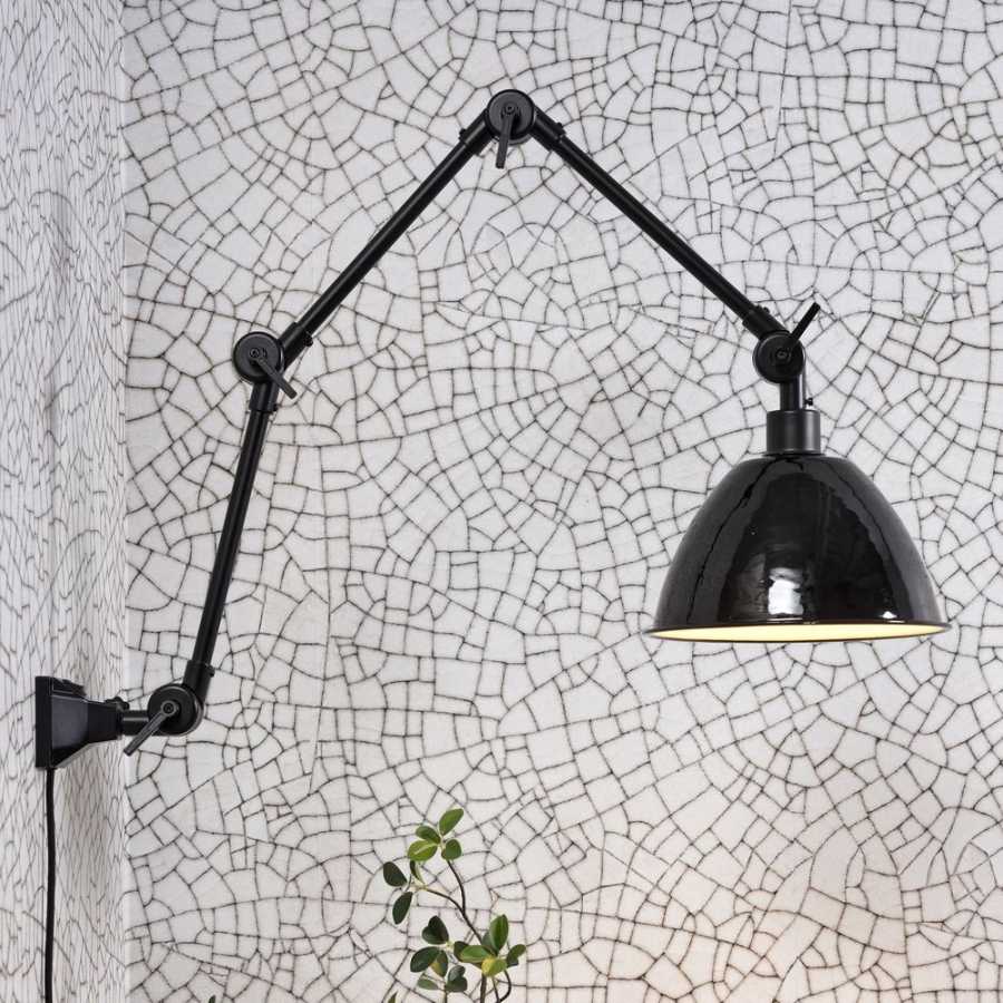 Its About RoMi Amsterdam Enamel Ceiling Light & Wall Light - Black & White