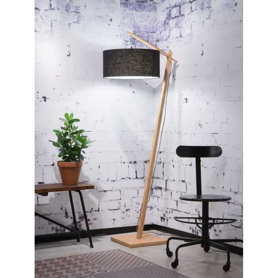 Good&Mojo Andes Floor Lamp - Black & Natural