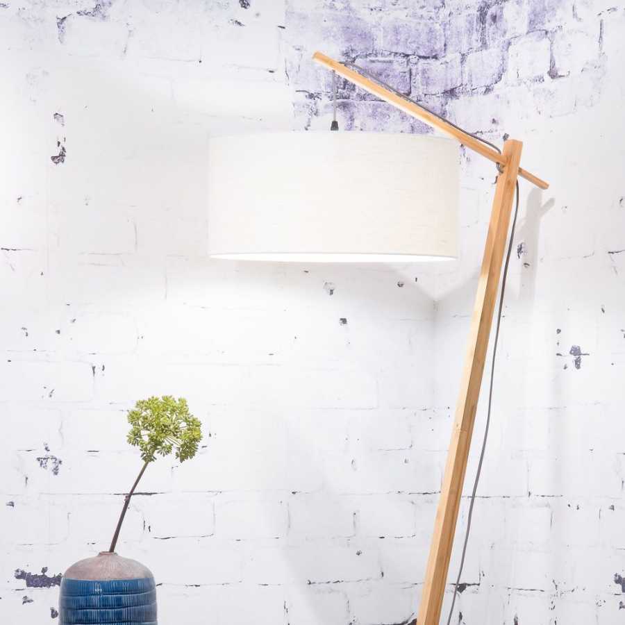 Good&Mojo Andes Floor Lamp - White & Natural