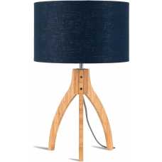 Good&Mojo Annapurna Table Lamp - Denim Blue & Natural
