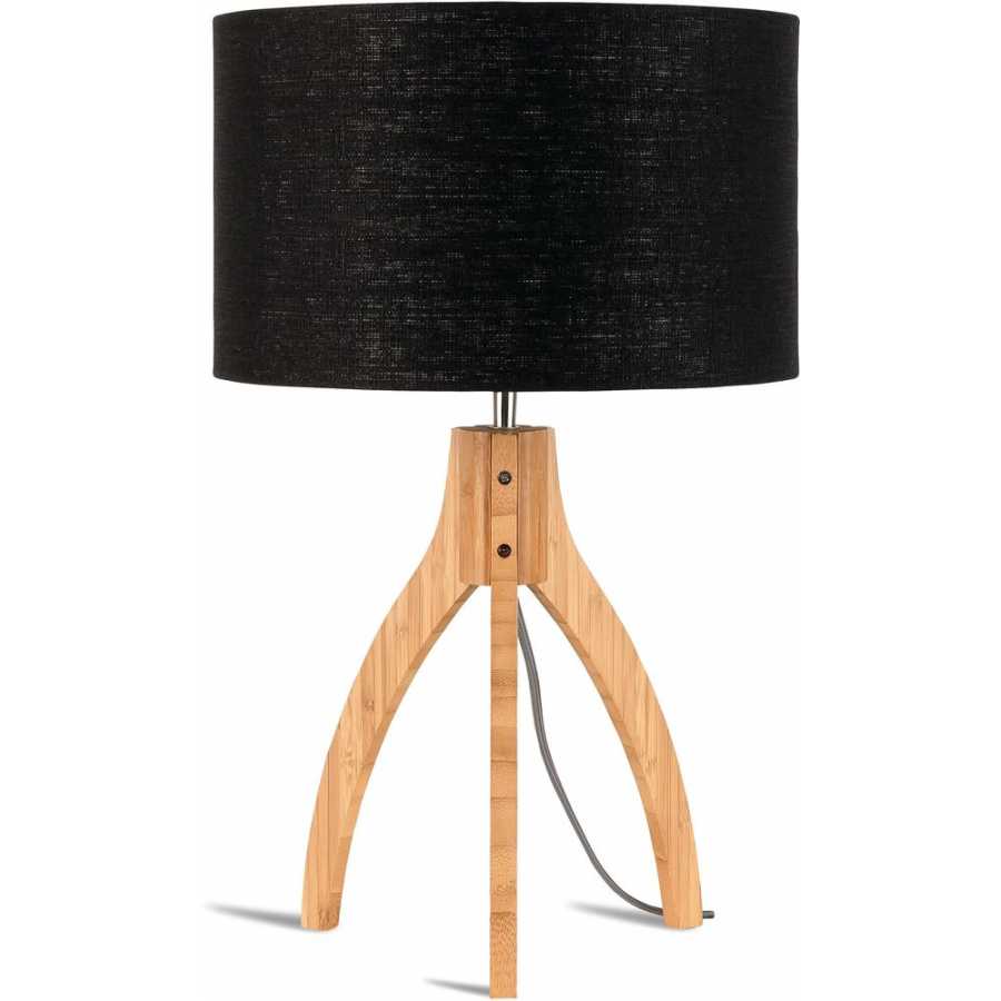 Good&Mojo Annapurna Table Lamp - Black & Natural