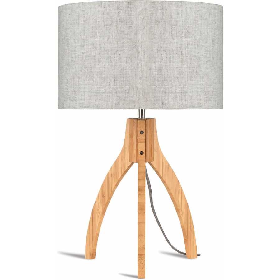 Good&Mojo Annapurna Table Lamp - Light Linen & Natural