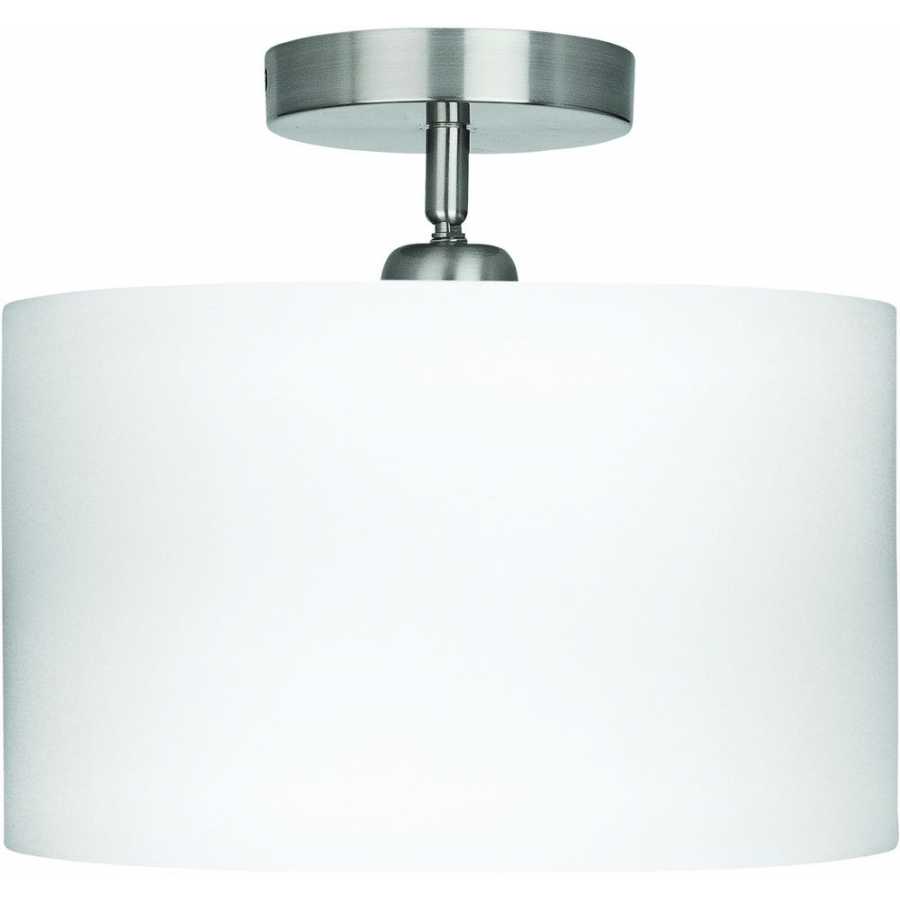 Its About RoMi Bonn Ceiling Light - White & Nickel