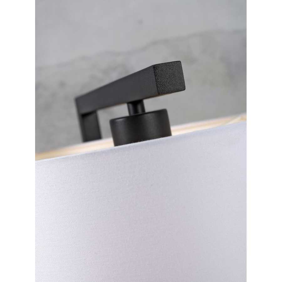 Its About RoMi Boston Floor Lamp - White & Black - Large