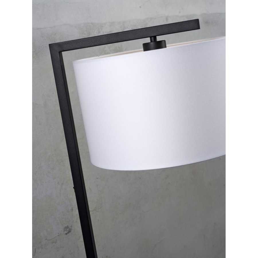 Its About RoMi Boston Floor Lamp - Light Linen & Black - Small