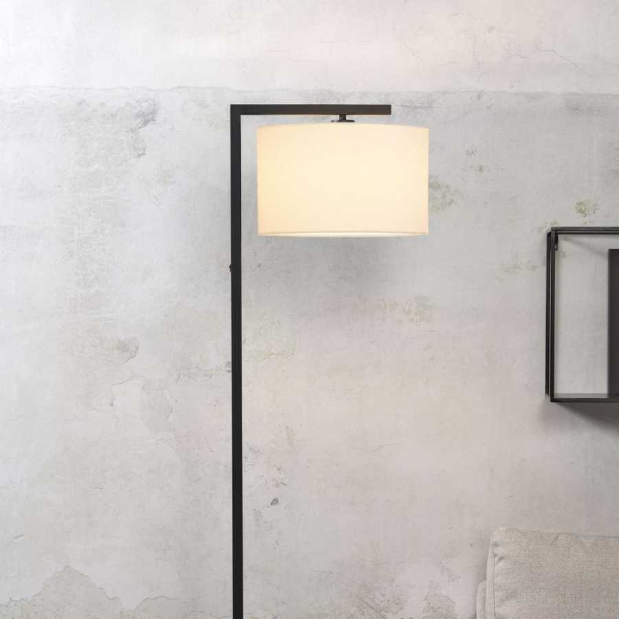 Its About RoMi Boston Floor Lamp - White & Black - Small