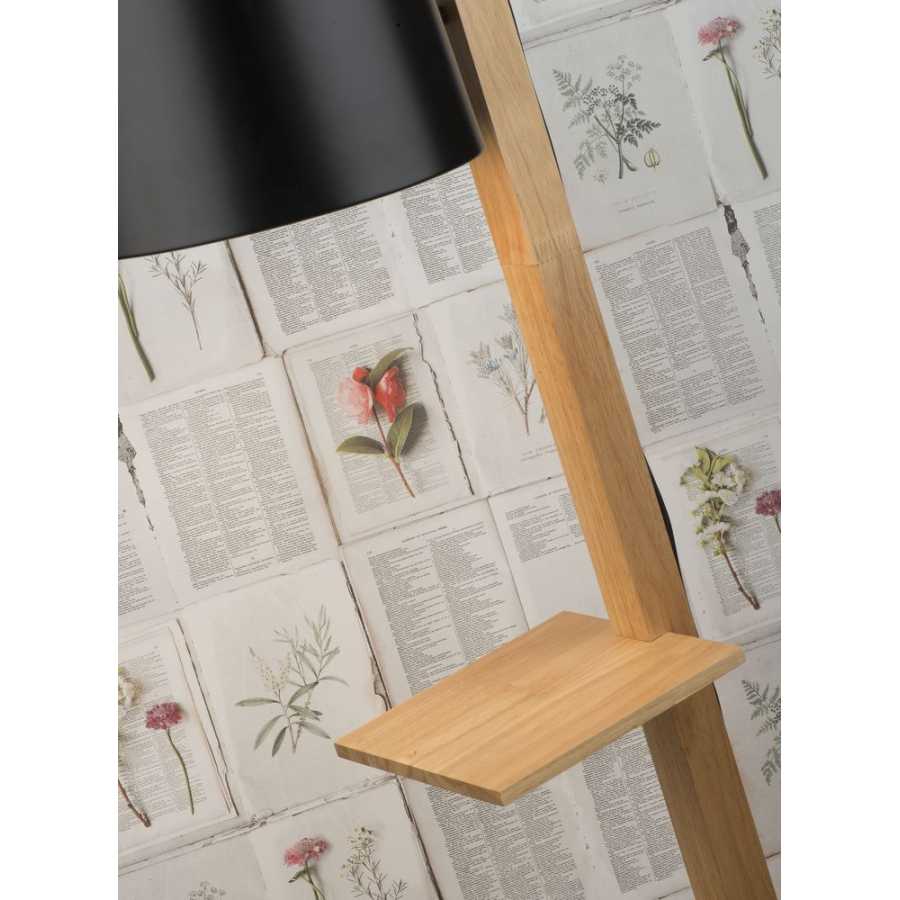 Its About RoMi Cambridge Floor Lamp - Natural & Black