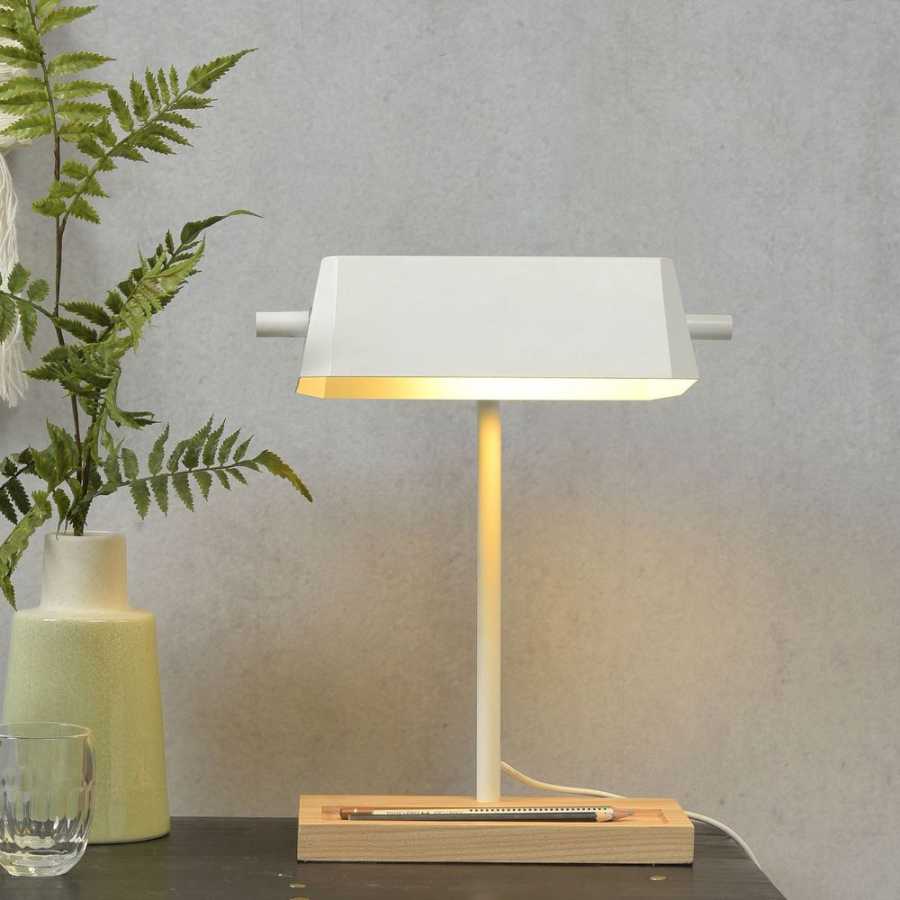 Its About RoMi Cambridge Table Lamp - Natural & White