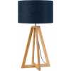 Good&Mojo Everest Table Lamp - Denim Blue & Natural