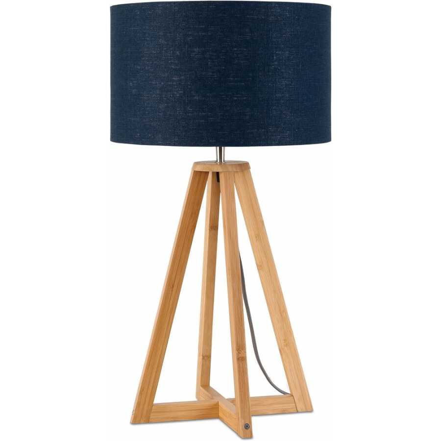 Good&Mojo Everest Table Lamp - Denim Blue & Natural
