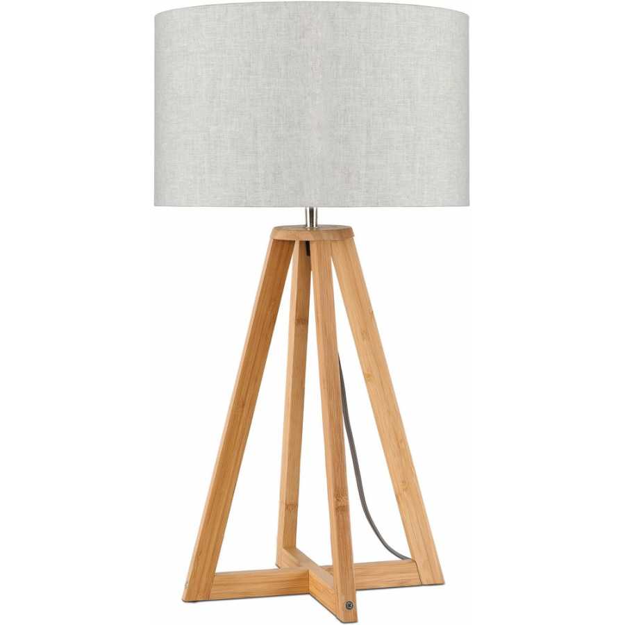 Good&Mojo Everest Table Lamp - Light Linen & Natural