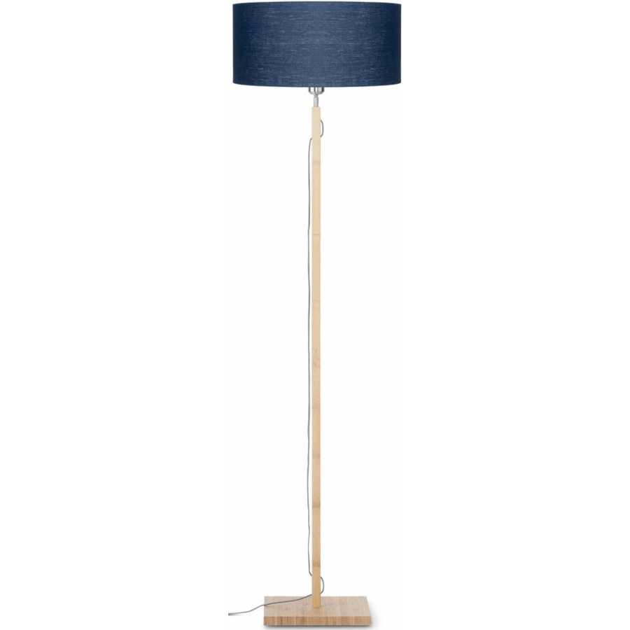 Good&Mojo Fuji Floor Lamp - Denim Blue & Natural