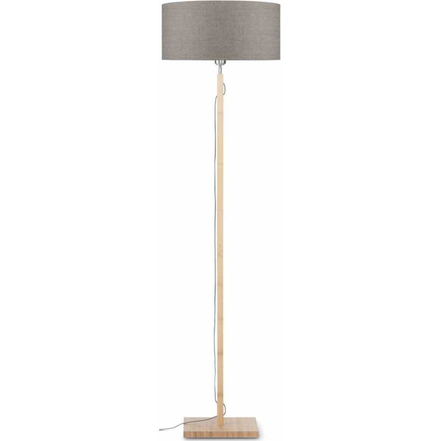 Good&Mojo Fuji Floor Lamp - Dark Linen & Natural