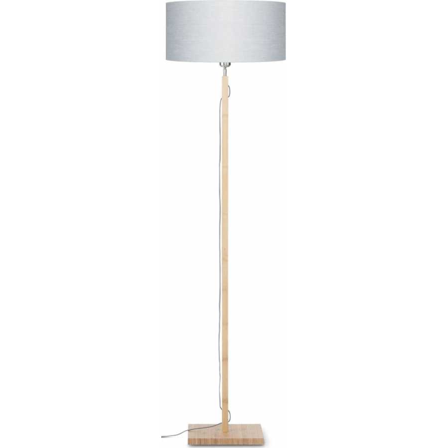Good&Mojo Fuji Floor Lamp - Light Grey & Natural