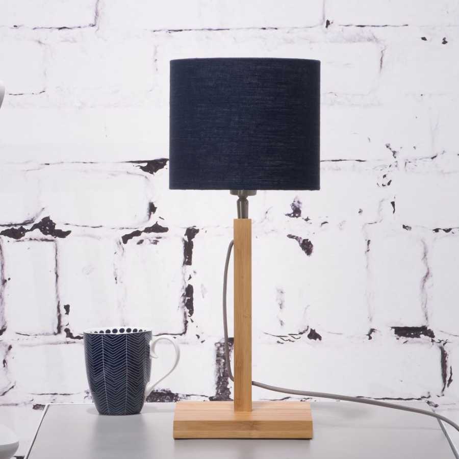 Good&Mojo Fuji Table Lamp - Black & Natural
