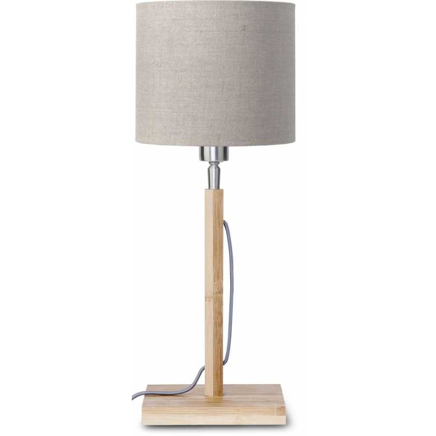 Good&Mojo Fuji Table Lamp - Dark Linen & Natural