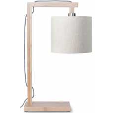 Good&Mojo Himalaya Table Lamp - Light Linen & Natural