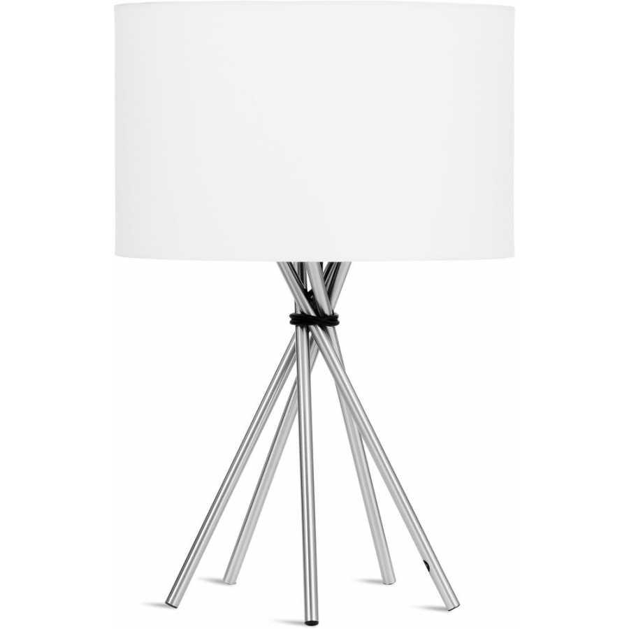 Its About RoMi Lima Table Lamp - White & Nickel