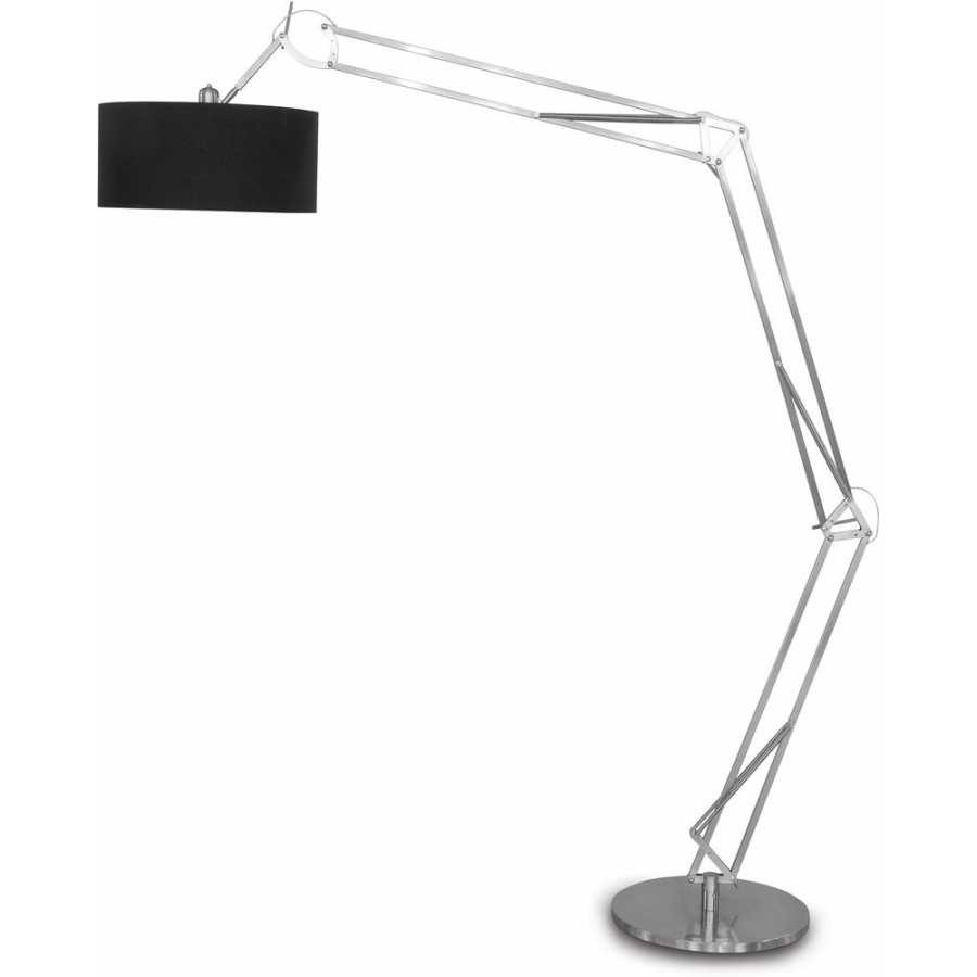 Its About RoMi Milano Long Arm Floor Lamp - Black & Nickel